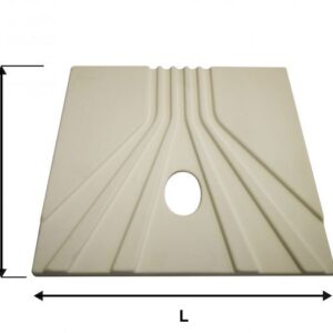 Pierre réfractaire centrale