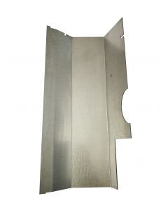 Tôle avant gauche de la chambre de combustion