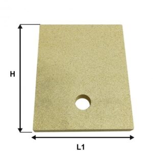 Tole en vermiculite pour porte chaudiere compact 1