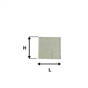 Verre en céramique pour porte chaudiere compact